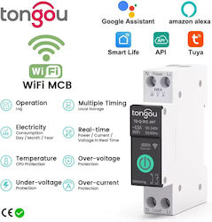 Tongou Kilowatt Hour Meter Electric Panel TO-Q-SY2-JWT-1-63A