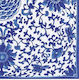 Caspari Napkins Dinner Indigo Garden Blue White 19x19cm 20 Pieces