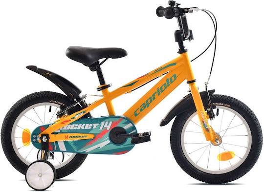 Capriolo Rocket 14" Bicicletă Copii BMX (2026) Galbenă