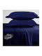 Vous & Nous Σετ Σεντόνια Υπέρδιπλα 240x260εκ. Μπλε Σκούρο (4τμχ)