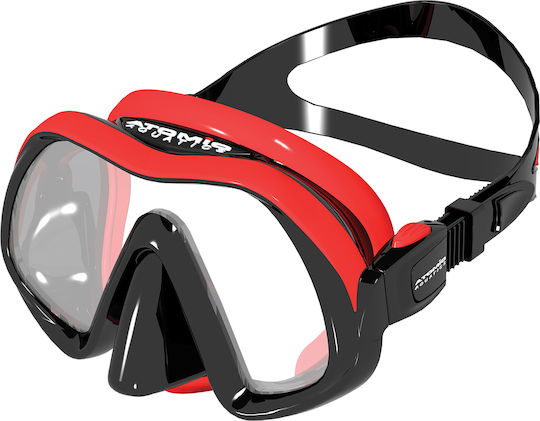 Atomic Aquatics Bluewave Tauchmaske Rot