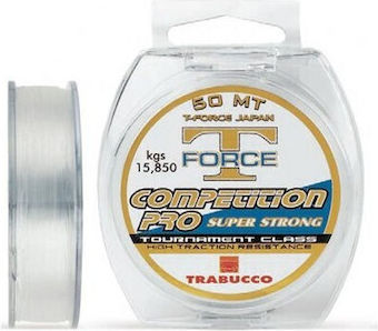 Πετονιά Trabucco T-force Competition Pro 50m Χρωμα Διάφανο Μεγεθος 0.140