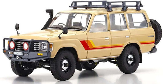 Kyosho Diecast Modell 1:18 Toyota Land Cruiser 60 1980 Cremes