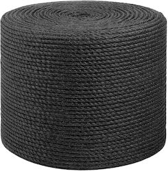 Jute Rope 6 Black 100% Jute Tossa 42011607 Black