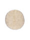 Biokarpet Flokati Natural Round 1700gr-90x90