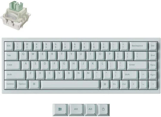 Keychron Q16 HE Q16HW-L1 Hall Effect Gaming Keyboard 65% with Custom Switches and RGB Lighting (English US) Green