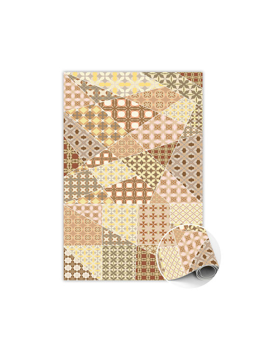 Tulup Ορθογώνιο Χαλάκι Κουζίνας Κίτρινο 120x180εκ.