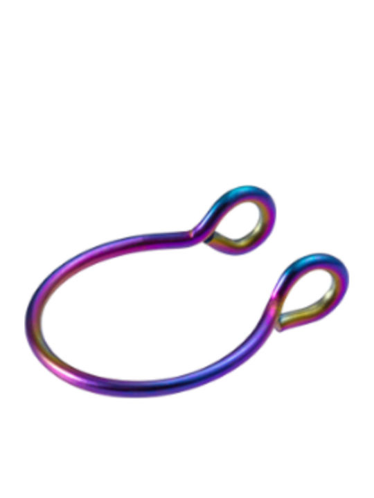 Silver And More Fake Septum Nose Piercing Earring from Steel