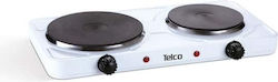 Telco Zd-2025a Countertop Enamel Double Burner