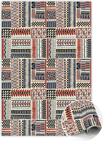 Tulup Rectangular Kitchen Mat Red 140x210cm