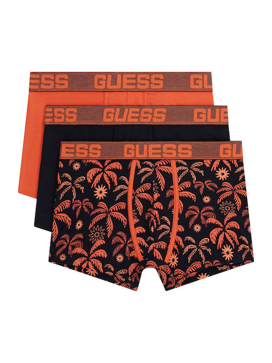 Joe Herren Boxershorts Palm Leaves Feuer 3Pack