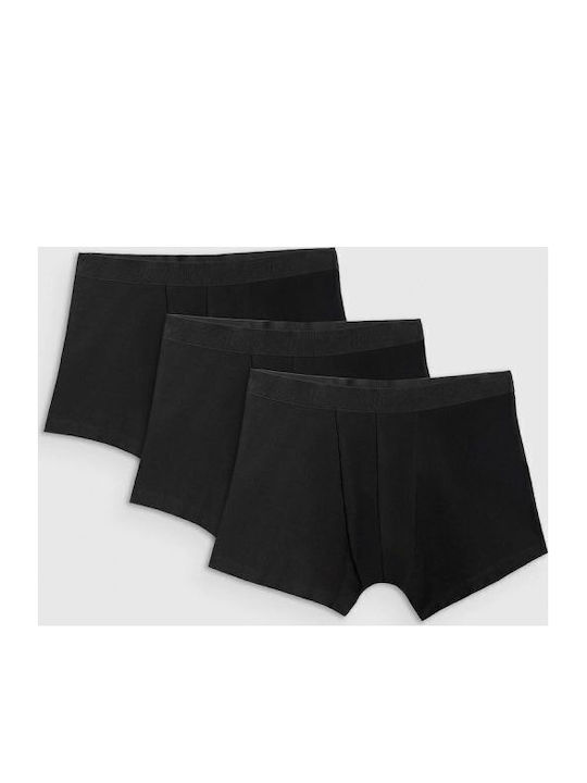 Мъжки Боксерки Черни Каре 3Pack