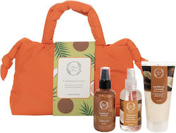 Fresh Line Caribbean Coconut Reiseset Für Körperreinigung & Aufhellung 3 Stück