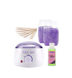 Kit Epilare Perle Ceară Lavandă 2 X 500 G Kit Epilare Perle Ceară Lavandă 2 X 500 G