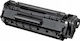 Keyline Toner Negru Compatibil Cu Imprimanta Hp12a Hp-q2612a Ca-fx10