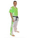 Top Ten Männliche Kickboxen Kampfsportuniform Grün