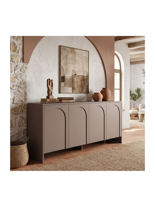 Μπουφές Aurelia από Ξύλο & Μέταλλο Μόκα 180x45x...