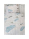 Biokarpet Naf Naf Little Ballons 305 White Grey Κουβερλί-κουβερλί Σετ