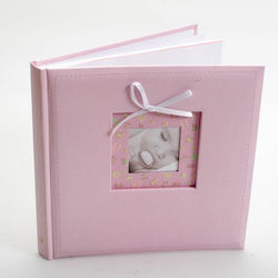 Αλμπουμ Ροζ Ριζόχαρτο 24x24cm 40 Σελίδες Coccole