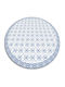 Tulup Covoare De Baie Rotund Albastru Φ50cm