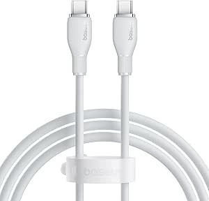 Baseus Pudding USB-C Zu Lightning Blitzkabel 100W Schwarz 1,2m