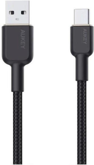 Aukey USB 2.0 Кабел USB-C Мъжки - USB-C 60W Черен 1.8м LLTSN1041439