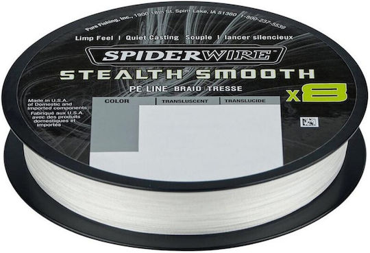 Spiderwire Stealth Smooth Fishing Filament 300m Color Tal Size 0.17