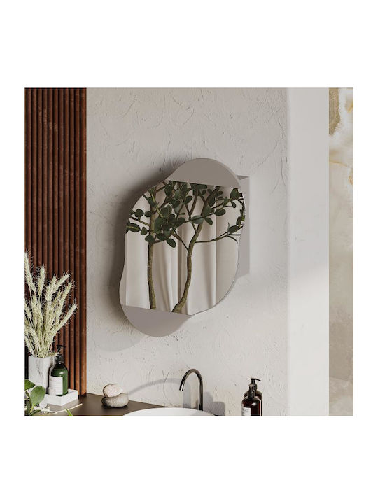 Shally Dogan Bathroom Mirror with Shelf 60x13cm Brown