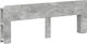 vidaXL Wooden Bed Headboard Gray 215x80cm