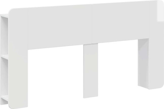 vidaXL Κεφαλάρι Κρεβατιού Ξύλινο Λευκό 182.5x80cm