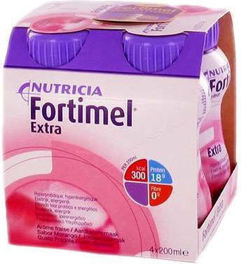 Nutricia Extra Supliment Alimentar 4 x 200ml Căpșuni