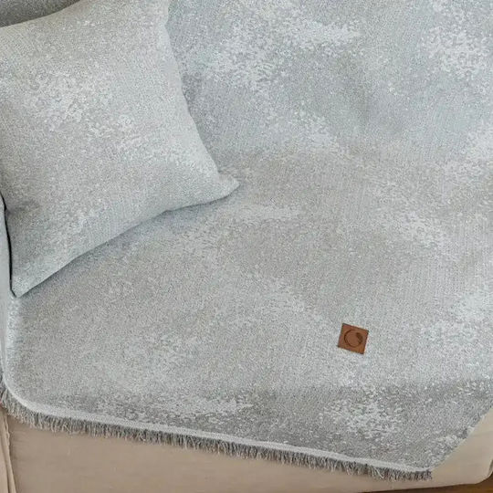 Borea Cobra Ριχτάρι Διθέσιου Καναπέ 180x250εκ. Γκρι
