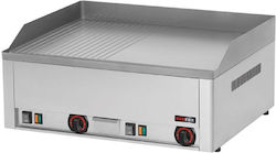 Alfa Frost Πλατώ Ψησίματος 6kW με Λεία & Ραβδωτή Πλάκα