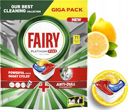 Fairy Platinum Plus All In One 71 Κάψουλες Πλυντηρίου Πιάτων Οικολογικές Fairy Platinum Plus All In One 71 Κάψουλες Πλυντηρίου Πιάτων Οικολογικές