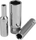 JBM Long Socket with 1/4" Square Drive HEX Diameter 1/4"