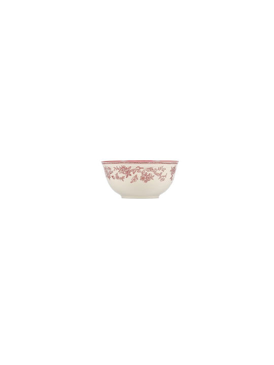Salt & Pepper Servierschale für Müsli Rund aus Porzellan Rote mit einem Durchmesser von 15cm