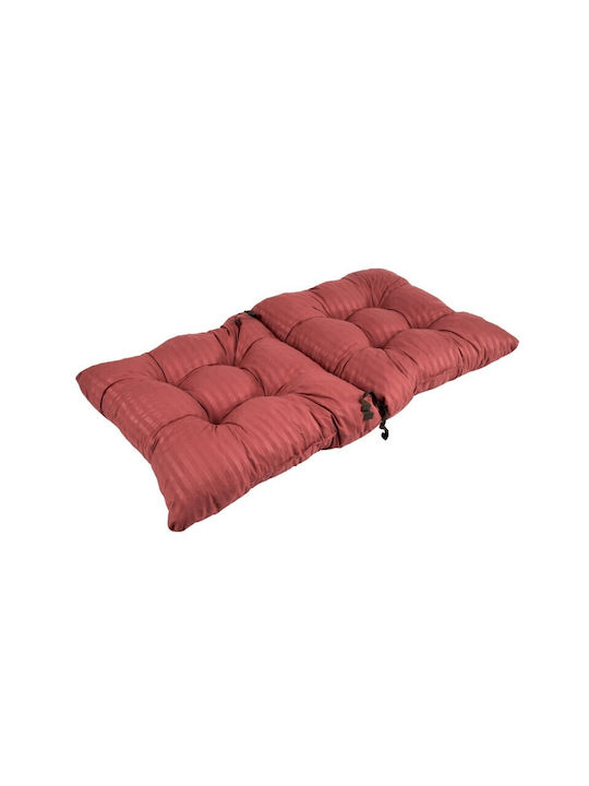 Sidirela Garden Chair Cushion with Bamboo Backr...