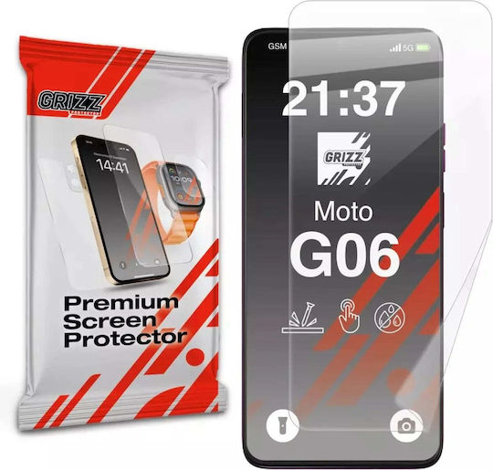 Grizzglass Film Protector Ceramic Compatibil Motorola Moto G06 Transparent
