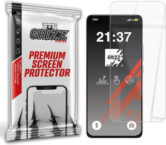 Grizzglass Hybridglass Tempered Glass Screen Protector Compatible Xiaomi Poco M7 Pro 5g Transparent