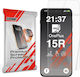 Grizzglass Hybridglass Tempered Glass Screen Protector Compatible Oneplus 15r Transparent