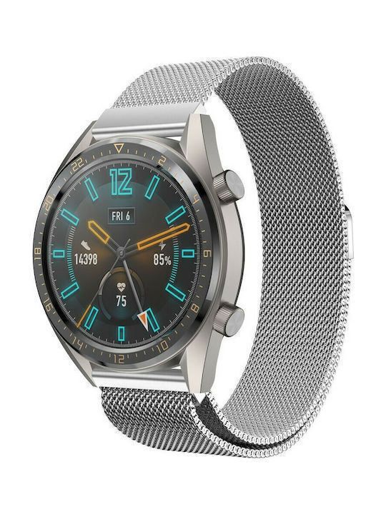 Milanese Stainless Steel Strap Xiaomi Watch 5 47mm Silver