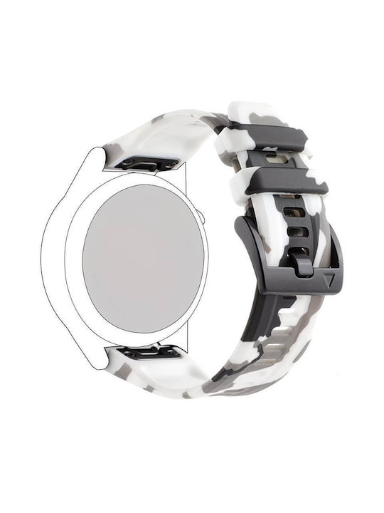 Tragbare Bänder Microwear 22 mm Schnelle Freigabe Weiß Camo Tragbare Bänder Microwear 22 mm Schnelle Freigabe Weiß Camo