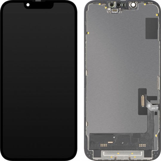 MP LCD Display Modul Apple iPhone 14 Weiches OLED FHD 120Hz IC Bewegliche Version Aftermarket Schwarz