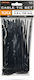Legături Cablu Din Plastic 150×3.6 Mm Nailon Auto-blocante Negre 100 Buc