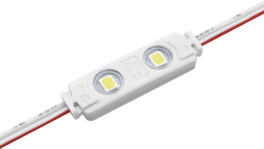 LED Модул SMD2835 IP65 0.32W 12VDC >=120D CW 8000-10000K