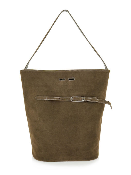 Exe Stoff Damen Schulter Tasche Grün