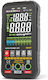 Multimetru Digital Automat 4.2 Inch Ecran Complet Tip C Detectare Tensiune AC DC Negru Roșu
