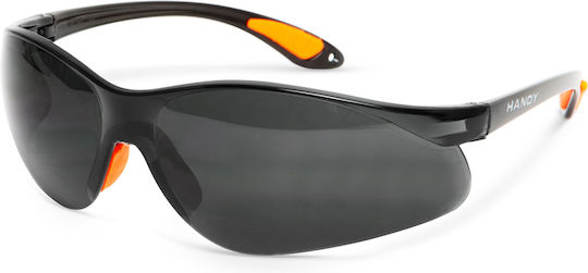 Professional Uv Protective Glasses Gray Smoke Lenses Scratch-resistant Polyamide Frame Comfortable Lightweight