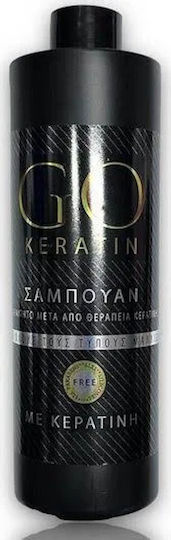 Go Keratin Șampon Reconstrucție/Hrană pentru Păr Fin 500ml