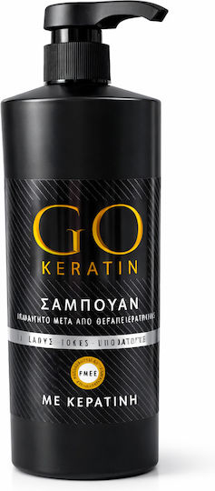 Go Keratin Sampon Reconstrucție/Hrană pentru Păr Fin 1000ml